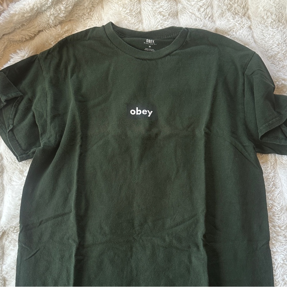 Obey Green Tee